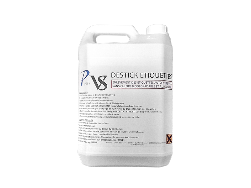 DECON Dissolvant de colle et d'autocollant 5 litres Gallon - CROP