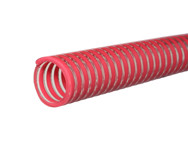 TUYAU PVC SPIRE ROUGE SOUPLE Ø 120